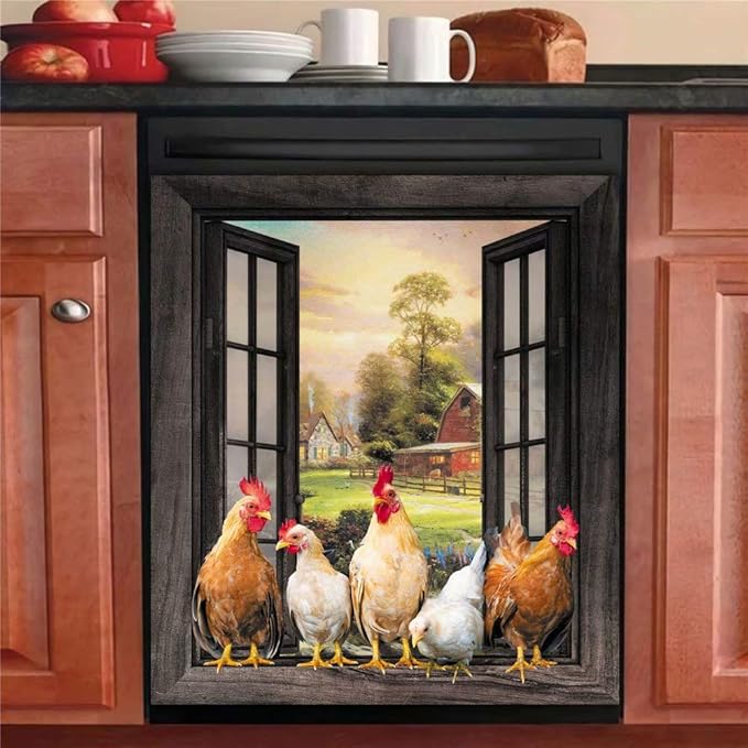 Farmhouse Morning Check-in Dishwasher
