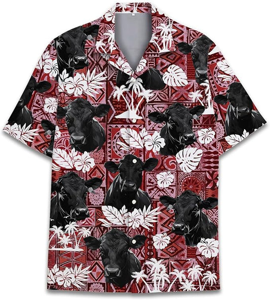 Stay Moo-dy – Tropical Cow Shirt