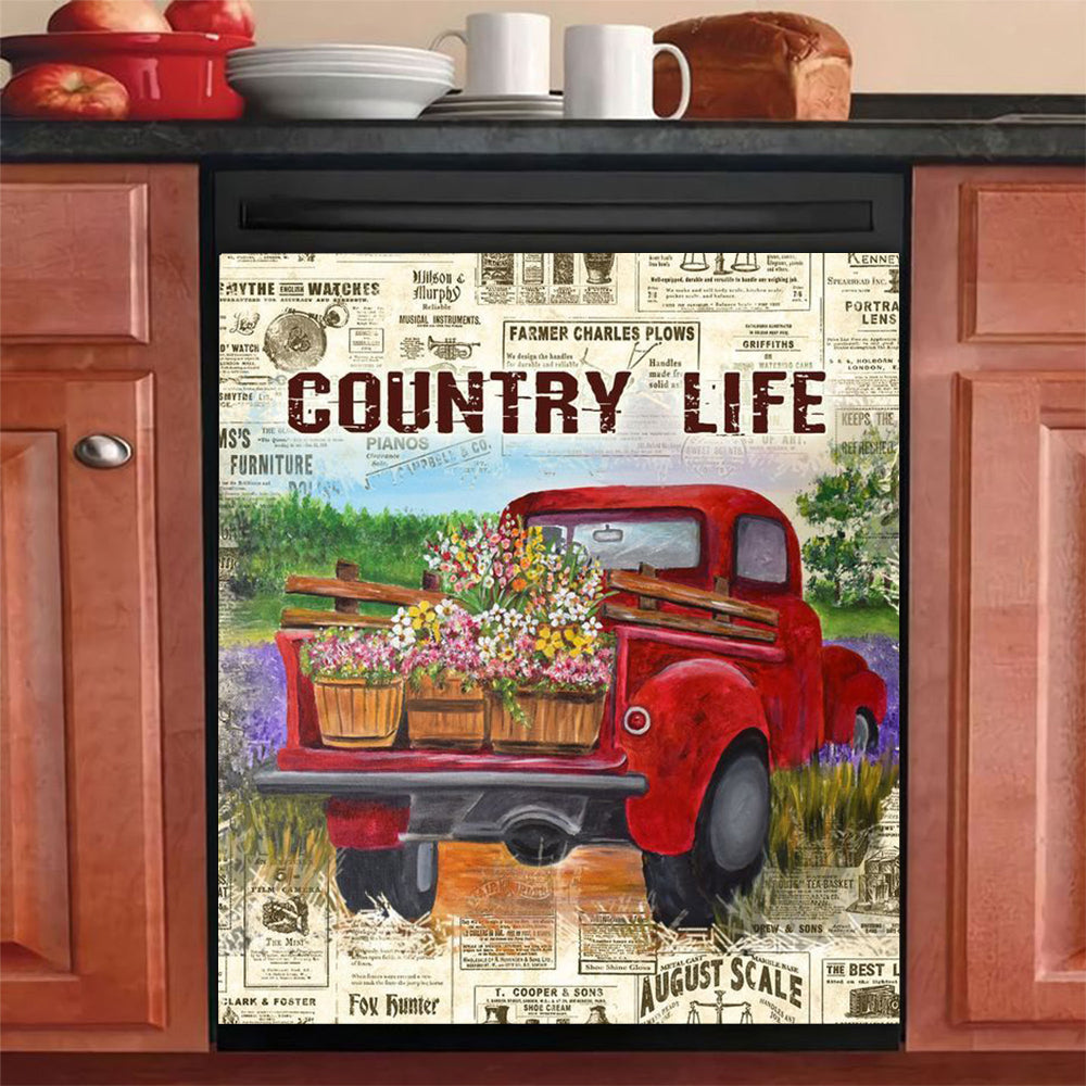 Country Truck Dishwasher Skin