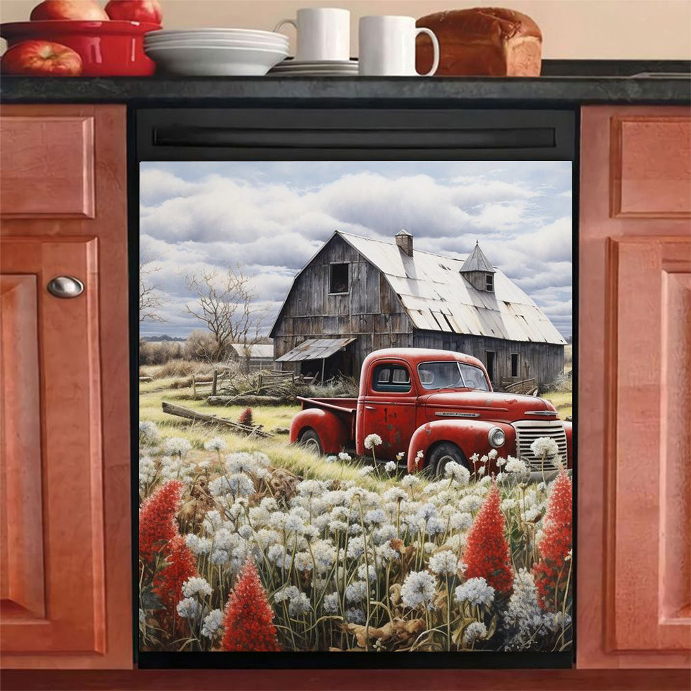 Pickup Truck Dishwasher Decor