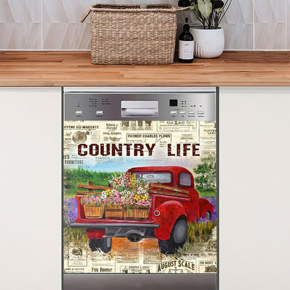 Country Truck Dishwasher Skin