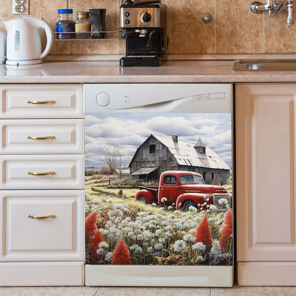 Pickup Truck Dishwasher Decor