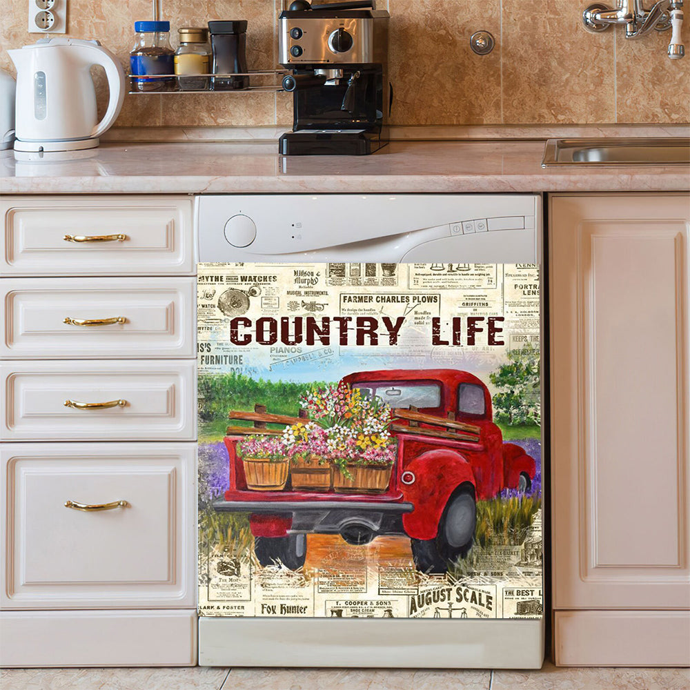 Country Truck Dishwasher Skin