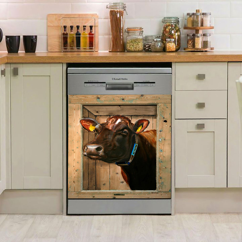 Cow Dishwasher Magnet – Farmhouse Dishwasher Decal