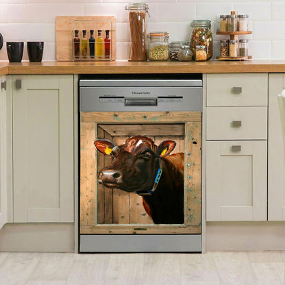Cow Dishwasher Magnet – Farmhouse Dishwasher Decal