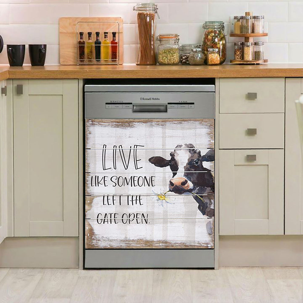 Sunflower Cow Magnet for Kitchen