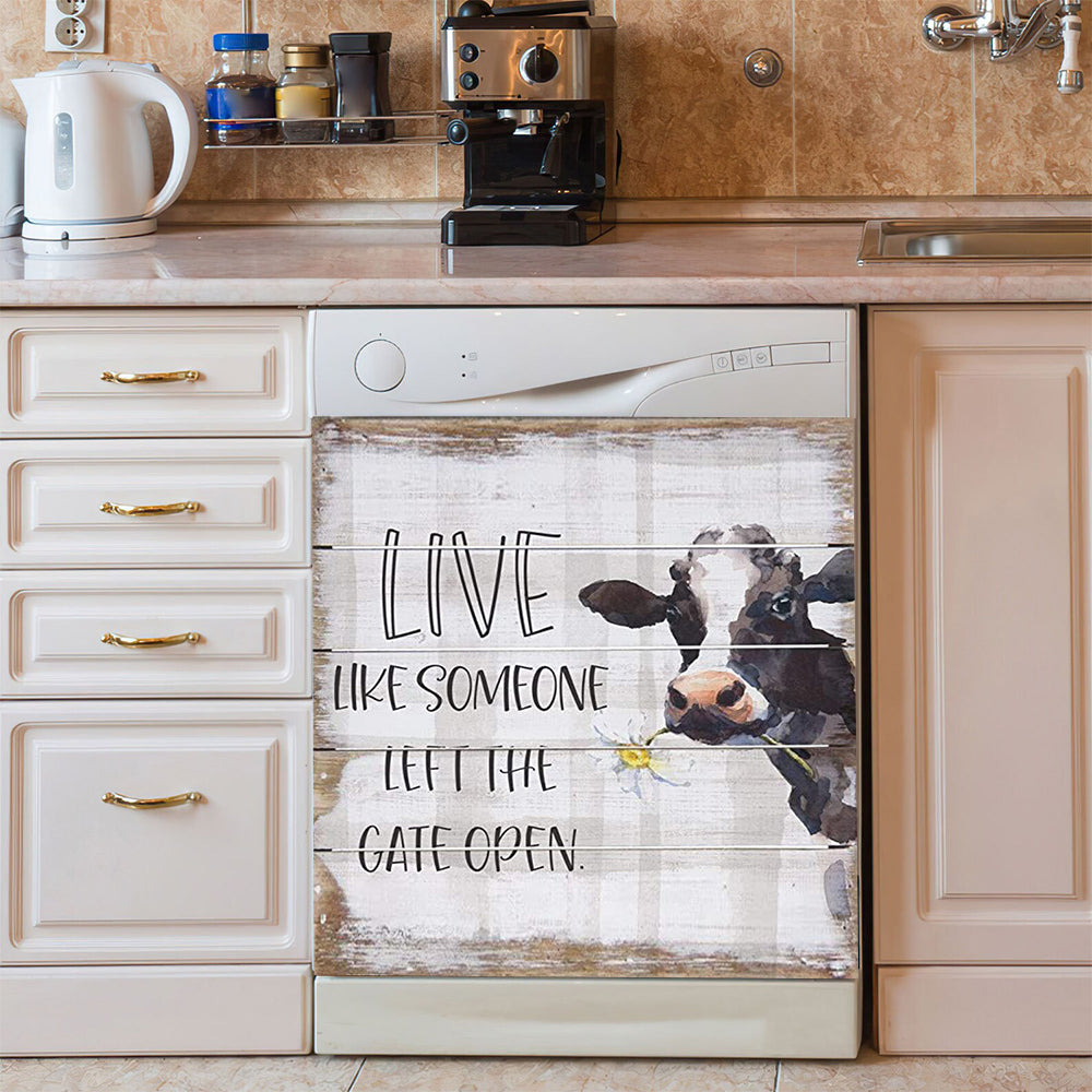 Sunflower Cow Magnet for Kitchen